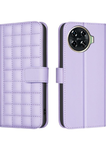 Tecno Spark 20 Pro Artı Cüzdan Pu Deri Kart Yuvaları Tutucu Için Flip Case (Yurt Dışından)