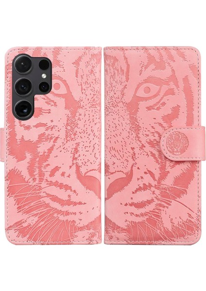 Samsung Galaxy S24 Ultra Kickstand Koruyucu Deri Cüzdan Için Flip Case (Yurt Dışından)