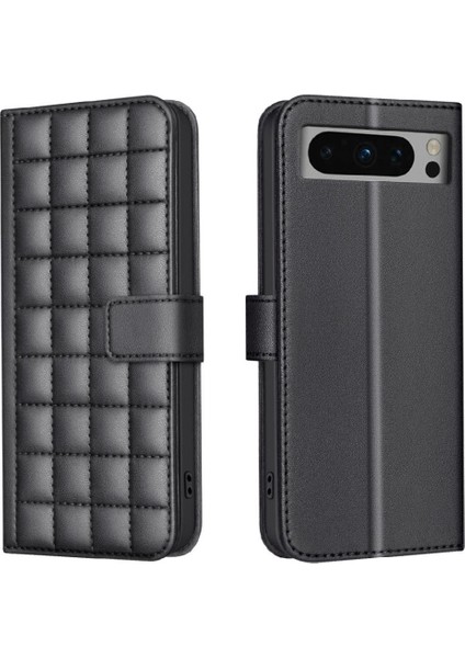 Google Piksel 8 Pro Koruyucu Pu Deri Kart Yuvaları Tutucu Için Flip Case (Yurt Dışından)