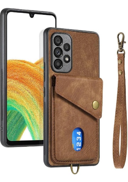 Samsung Galaxy A53 5g Kart Yuvası Manyetik Kapatma Çok Fonksiyonlu Durumda (Yurt Dışından)