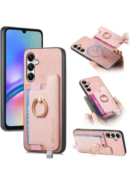 Samsung Galaxy A05S Cüzdan Manyetik Halka Standı Tutucu Magsafe Için Kılıf (Yurt Dışından)