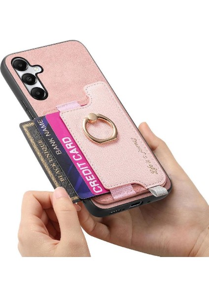 Samsung Galaxy A05S Cüzdan Manyetik Halka Standı Tutucu Magsafe Için Kılıf (Yurt Dışından)