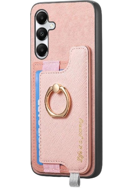 Samsung Galaxy A05S Cüzdan Manyetik Halka Standı Tutucu Magsafe Için Kılıf (Yurt Dışından)