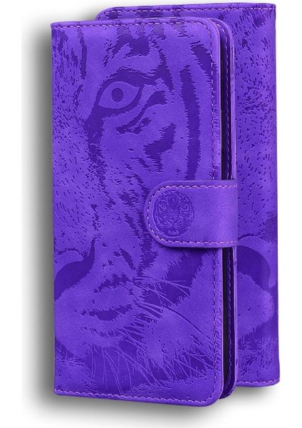 Oppo Oppo 10 Pro 5g Için Flip Case Kabartmalı Sevimli Kaplan Kickstand Koruyucu (Yurt Dışından)