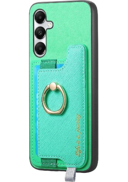 Samsung Galaxy A05S Cüzdan Manyetik Halka Standı Tutucu Magsafe Için Kılıf (Yurt Dışından)