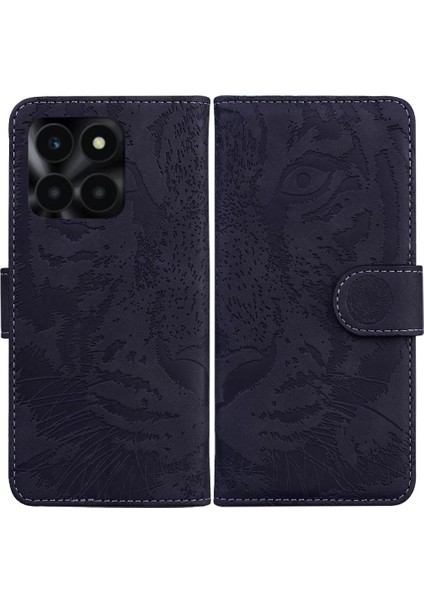 Onur X6A Deri Cüzdan Kabartmalı Sevimli Kaplan Kickstand Için Flip Case (Yurt Dışından)