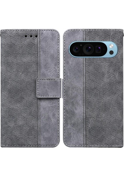 Google Pixel 9 Pro Xl Flip Folio Kickstand Özelliği Premium Pu Için Kılıf (Yurt Dışından)