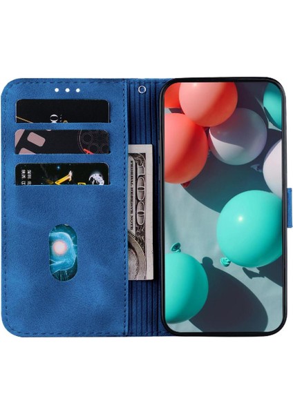 Google Piksel 9 Pro Xl Için Telefon Kılıfı Pu Deri Kart Yuvası Fonksiyonu Desen (Yurt Dışından)