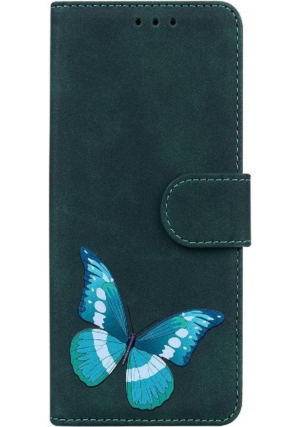 Google Piksel 9 Pro Xl Kelebek Renk Baskılı Flip Folio Kapak Için Kılıf (Yurt Dışından)