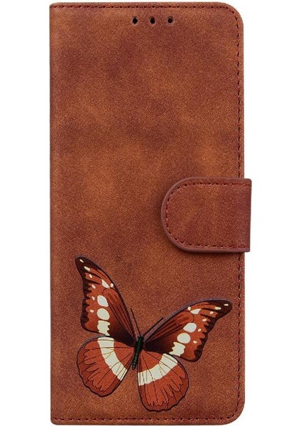 Google Piksel 9 Pro Xl Kelebek Renk Baskılı Flip Folio Kapak Için Kılıf (Yurt Dışından)