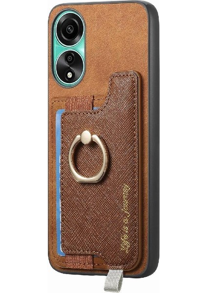 Oppo A78 4g Cüzdan Manyetik Halka Standı Tutucu Için Kılıf Magsafe Uyumlu (Yurt Dışından) modelleri