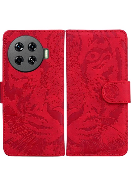 Tecno Spark 20 Pro Artı 4g Kickstand Koruyucu Kabartmalı Için Flip Case (Yurt Dışından)