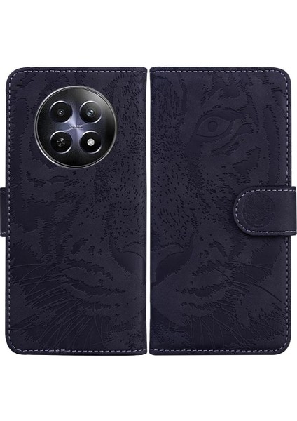 Realme 12 5g Kabartmalı Sevimli Kaplan Deri Cüzdan Kickstand Için Flip Case (Yurt Dışından)