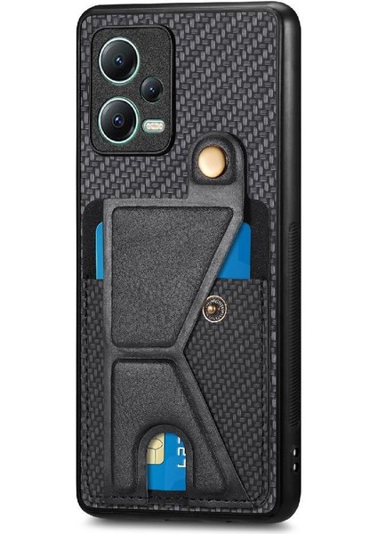Xiaomi Redmi Not 12 5g Için Kılıf Braketi Cardholder Manyetik Tasarım Standı (Yurt Dışından)