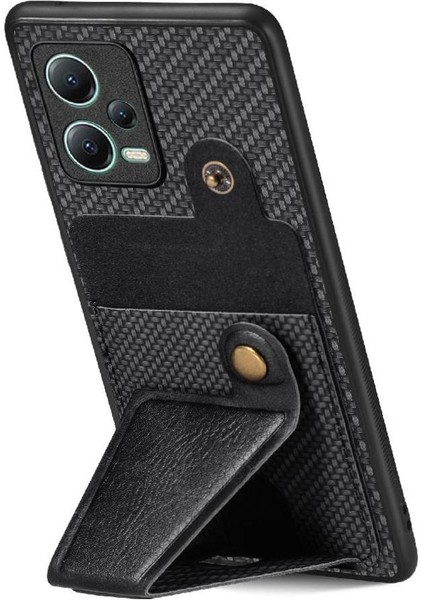 Xiaomi Redmi Not 12 5g Için Kılıf Braketi Cardholder Manyetik Tasarım Standı (Yurt Dışından)