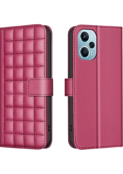 Xiaomi Poco F5 5g Cüzdan Koruyucu Iş Için Flip Case Basit Stil Pu (Yurt Dışından)
