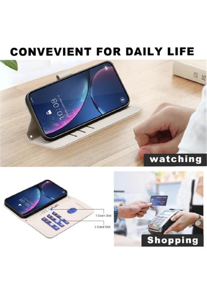 Xiaomi Redmi Not 12 Için Flip Case Pro Artı Pu Deri Iş Basit (Yurt Dışından)