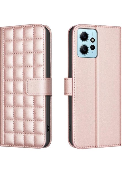 Xiaomi Redmi Not 12 Için Flip Case 4g Cüzdan Pu Deri Kart Yuvaları Tutucu (Yurt Dışından)