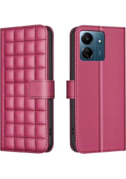 Xiaomi Poco C65 Kart Yuvaları Tutucu Için Flip Case Iş Basit Tarzı Pu (Yurt Dışından)