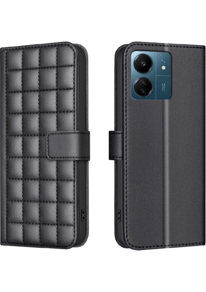 Xiaomi Poco C65 Kart Yuvaları Tutucu Için Flip Case Iş Basit Tarzı Pu (Yurt Dışından)