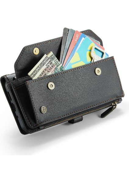 Google Piksel 9 Pro Xl Için Crossbody Durumda Rfıd Engelleme Durumda Cüzdan Fermuar (Yurt Dışından)