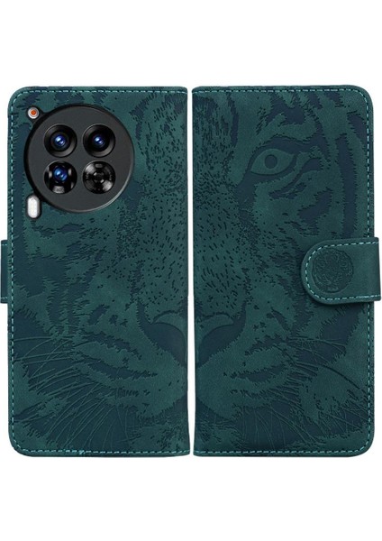 Tecno Camon 30 Premier Kickstand Koruyucu Deri Cüzdan Için Flip Case (Yurt Dışından)