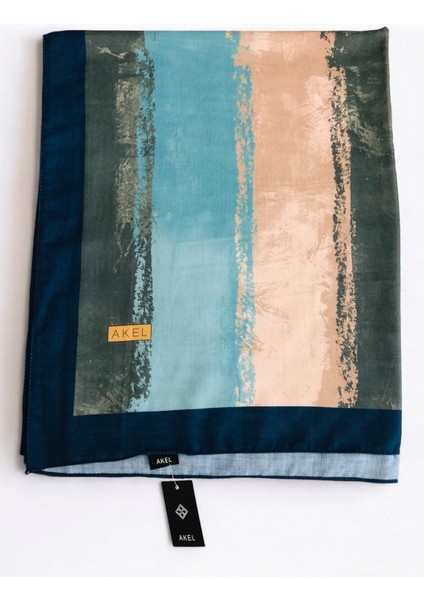 Digital Soft Şal Pastel Desen