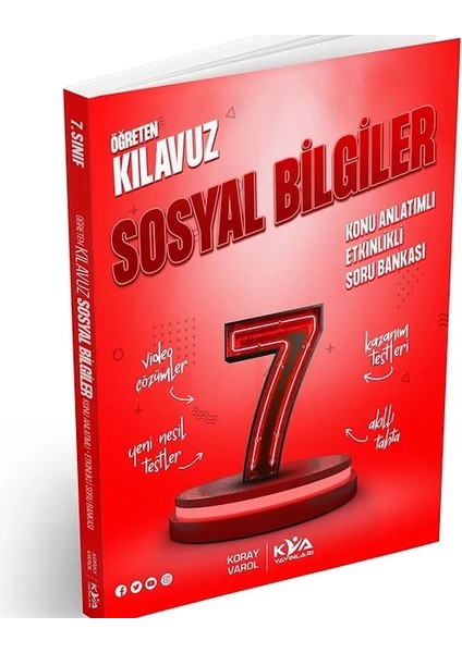 7. Sınıf Öğreten Kılavuz Sosyal Bilgiler Konu Anlatımlı Etkinlikli Soru Bankası