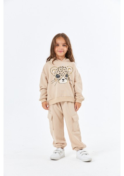 SCK-1350 Serbend Kids Kız Çocuk Eşofman Altı