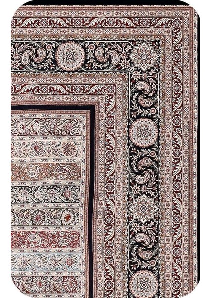 Majestic 38829 Kırmızı Klasik Figürlü Retro Halı modelleri