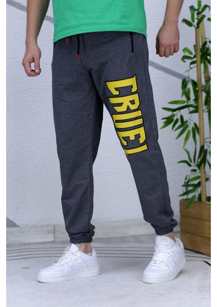 Erkek Cruel Baskılı Yazlık Ince Eşofman fırsatları