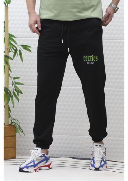 Erkek Yazlık Penye Eşofman Altı Celtic Baskı modelleri