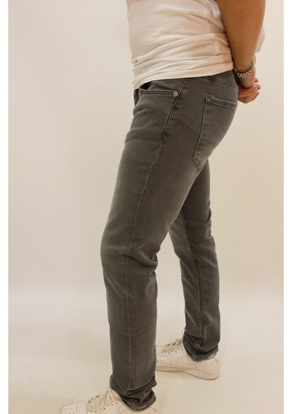 Twister Jeans Panama 748-05 Dark Kesim Likralı Erkek Kot Pantolon Grey Green