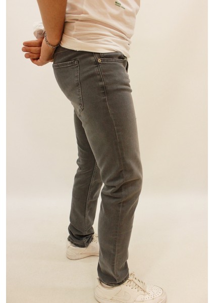 Panama 748-05 Dark Kesim Likralı Erkek Kot Pantolon Grey Green modelleri