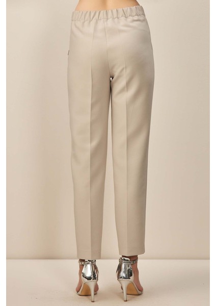 Düz Paça Taş Dokuma Pantolon indirimleri