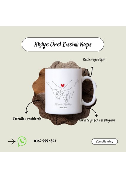 Kişiye Özel Isim Veya Resim Baskılı Beyaz Kupa fiyatları