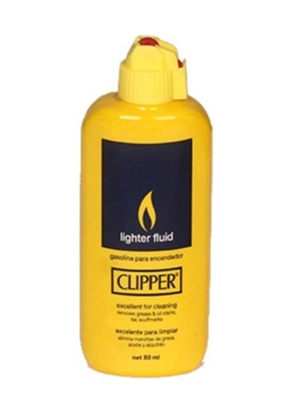 Orjinal Clipper Çakmak Yağı Benzin 80 ml Plastik Cep Boy