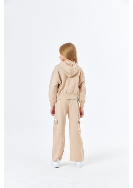 SGK-1356 Serbend Kids Kız Kargo Cep Okul Eşofman Altı indirimleri