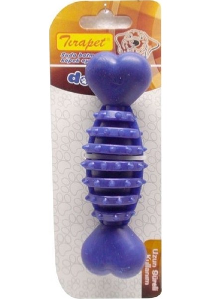 Plastik Halter Dikenli Dev Kemik 18 cm Mavi