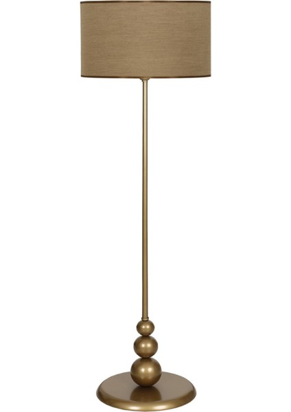 Kahverengi Metal Lambader, Düz ve Ayaklı, Modern Tasarım, Yükseklik: 151-200 cm