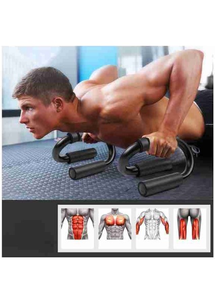 Deez Spor Push Up Stands Profesyonel Şınav Aleti