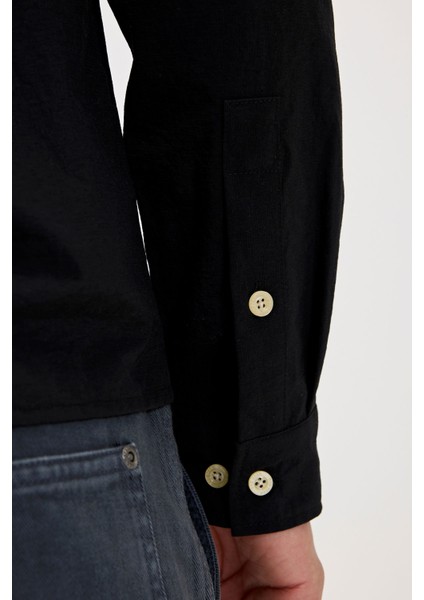 Paul Shırt Erkek Siyah Gömlek 24.01.30.007-C01 modelleri