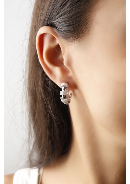 925 Ayar Baget Taşlı Altıgen Tasarım Gümüş fiyatları