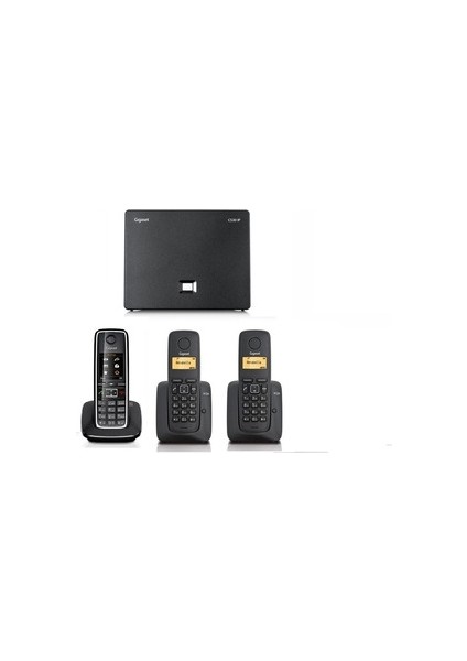 C530 Ip 3 Dahili Dect Telsiz Kablosuz Telefon Santrali