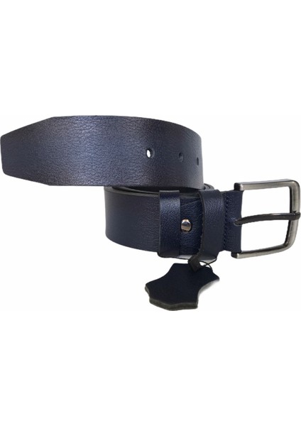 Lüks Deri Süper 2'li Kahverengi Lacivert Spor Kemer 4.5 Cm=2li-Kala