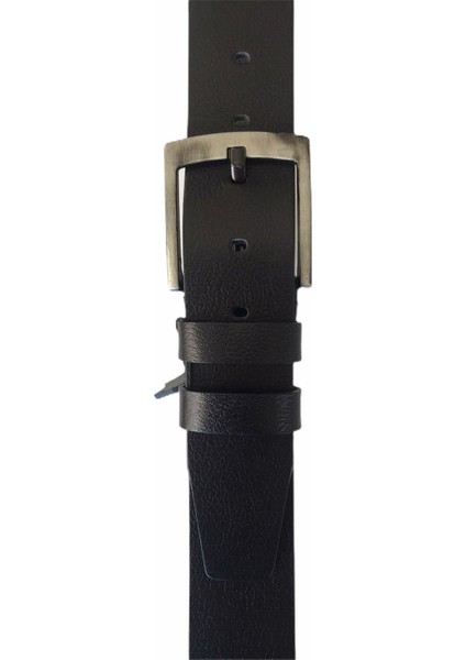 Lüks Deri Siyah Kot Kemeri 4.5 CM=GKDK0001