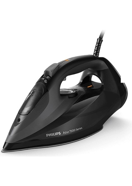 0-1 L Yeni Seri , Azur DST7511 Buharlı Ütü, 3200W, 55G/DK Sürekli Buhar 300 ml Siyah Buharlı 2401