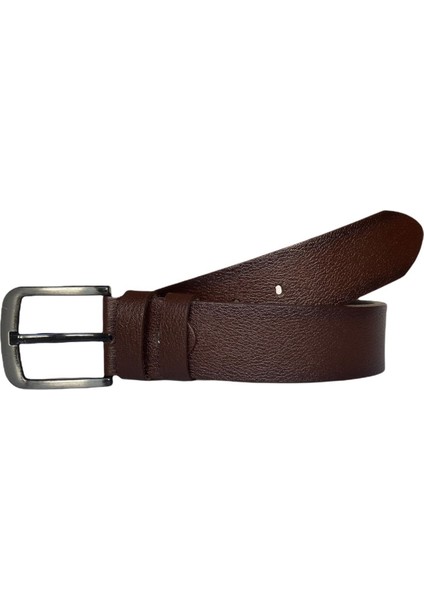 Tek Parça Kaliteli Deri 3'Lü Set Siyah, Lacivert, Kahverengi 4.5 Cm Kot, Spor Kemer=3Go