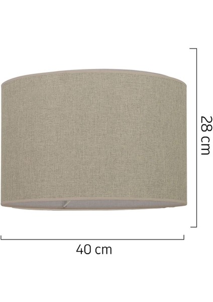 Kahverengi Kumaş Lambader Şapkası, Yerden Yükseklik 101-150 cm modelleri