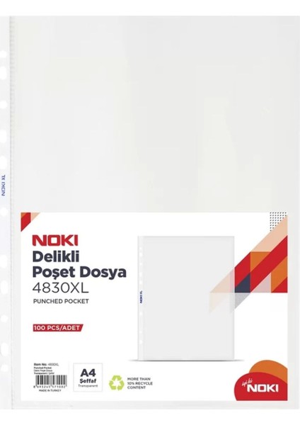 A4 Poşet Dosya XL100 Lü 4830XL